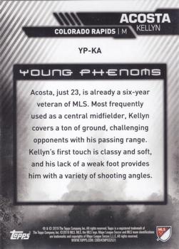 2019 Topps MLS - Young Phenoms #YP-KA Kellyn Acosta Back