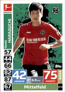 2018-19 Topps Match Attax Bundesliga Extra #573 Genki Haraguchi Front