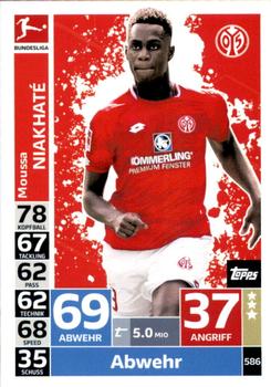 2018-19 Topps Match Attax Bundesliga Extra #586 Moussa Niakhaté Front