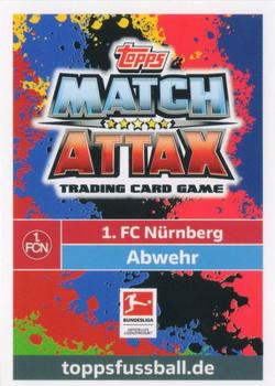 2018-19 Topps Match Attax Bundesliga Extra #620 Lukas Mühl Back