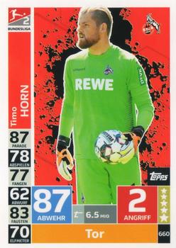2018-19 Topps Match Attax Bundesliga Extra #660 Timo Horn Front