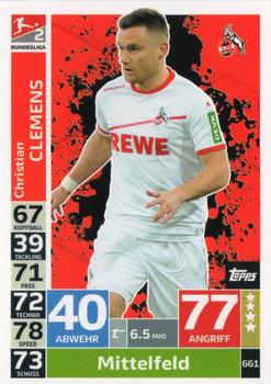 2018-19 Topps Match Attax Bundesliga Extra #661 Christian Clemens Front
