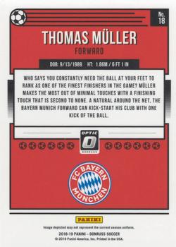 2018-19 Donruss - Optic #18 Thomas Muller Back