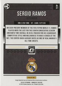 2018-19 Donruss - Optic #31 Sergio Ramos Back