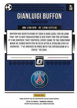 2018-19 Donruss - Optic #58 Gianluigi Buffon Back