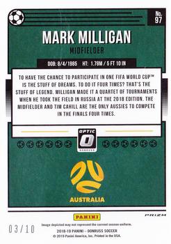 2018-19 Donruss - Optic Gold #97 Mark Milligan Back