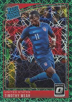 2018-19 Donruss - Optic Green Velocity #198 Timothy Weah Front