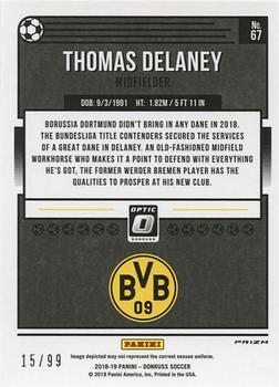2018-19 Donruss - Optic Orange #67 Thomas Delaney Back