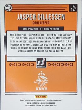 2018-19 Donruss - Press Proof Blue #157 Jasper Cillessen Back