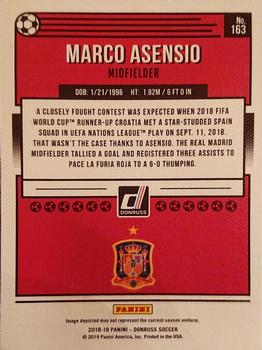 2018-19 Donruss - Press Proof Canvas #163 Marco Asensio Back