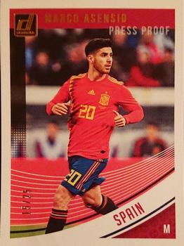 2018-19 Donruss - Press Proof Canvas #163 Marco Asensio Front