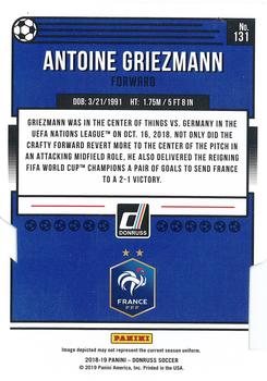 2018-19 Donruss - Press Proof Die Cuts #131 Antoine Griezmann Back