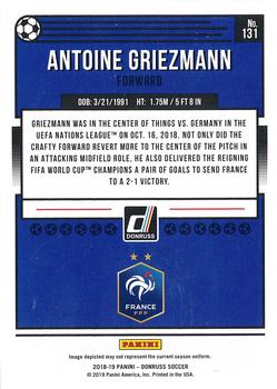 2018-19 Donruss - Press Proof Red #131 Antoine Griezmann Back