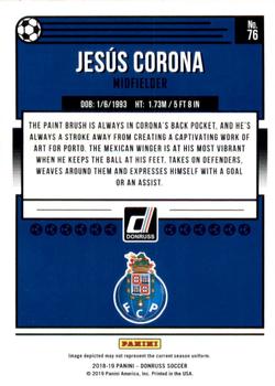 2018-19 Donruss - Press Proof Silver #76 Jesus Corona Back