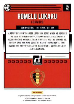 2018-19 Donruss - Press Proof Silver #99 Romelu Lukaku Back