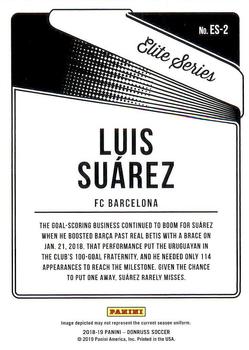2018-19 Donruss - Elite Series #ES-2 Luis Suarez Back
