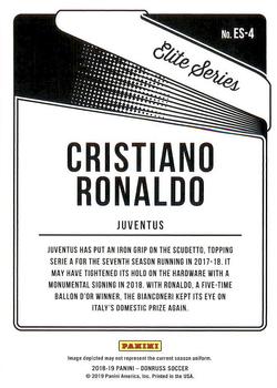 2018-19 Donruss - Elite Series #ES-4 Cristiano Ronaldo Back