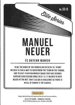 2018-19 Donruss - Elite Series #ES-5 Manuel Neuer Back