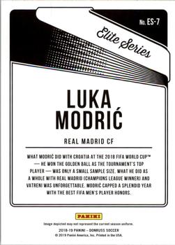 2018-19 Donruss - Elite Series #ES-7 Luka Modric Back