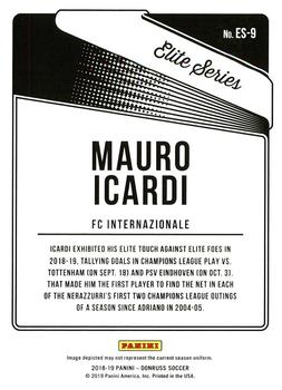 2018-19 Donruss - Elite Series #ES-9 Mauro Icardi Back