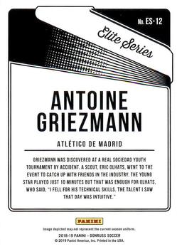 2018-19 Donruss - Elite Series #ES-12 Antoine Griezmann Back