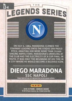 2018-19 Donruss - Legends Series Silver #LS-4 Diego Maradona Back