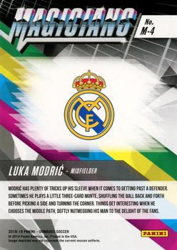 2018-19 Donruss - Magicians #M-4 Luka Modric Back