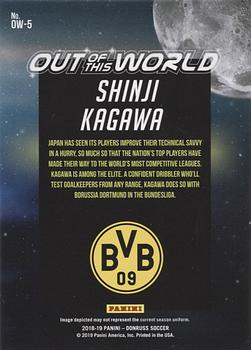 2018-19 Donruss - Out of this World #OW-5 Shinji Kagawa Back