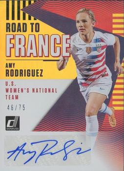 2018-19 Donruss - Road to France Autographs Gold #RF-AR Amy Rodriguez Front