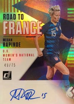 2018-19 Donruss - Road to France Autographs Gold #RF-MR Megan Rapinoe Front