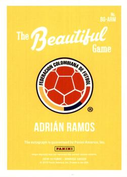 2018-19 Donruss - The Beautiful Game Autographs #BG-ARM Adrian Ramos Back