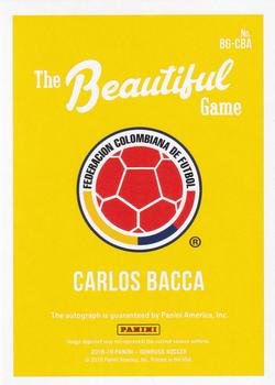 2018-19 Donruss - The Beautiful Game Autographs #BG-CBA Carlos Bacca Back