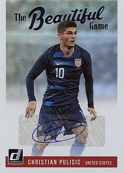 2018-19 Donruss - The Beautiful Game Autographs #BG-CP Christian Pulisic Front