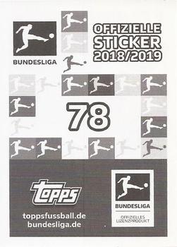 2018-19 Topps Bundesliga Offizielle Sticker Kollektion #78 Marvin Ducksch Back