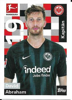 2018-19 Topps Bundesliga Offizielle Sticker Kollektion #81 David Abraham Front