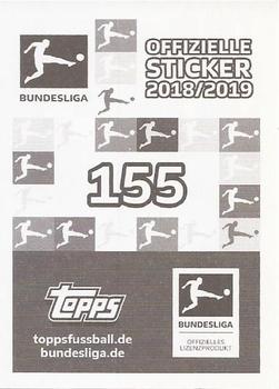 2018-19 Topps Bundesliga Offizielle Sticker Kollektion #155 Lukas Hrádecky Back