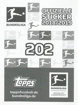 2018-19 Topps Bundesliga Offizielle Sticker Kollektion #202 Mats Hummels Back