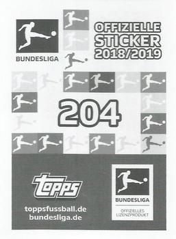 2018-19 Topps Bundesliga Offizielle Sticker Kollektion #204 Joshua Kimmich Back