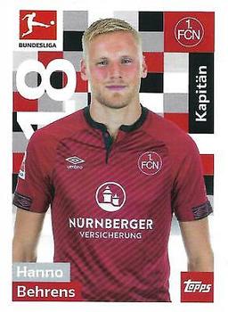 2018-19 Topps Bundesliga Offizielle Sticker Kollektion #223 Hanno Behrens Front