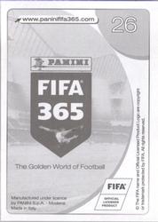 2017 Panini FIFA 365 Stickers #26 Yacine Brahimi Back