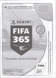 2017 Panini FIFA 365 Stickers #33 Paulo Oliveira Back