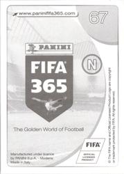 2017 Panini FIFA 365 Stickers #67 Samuel Umtiti Back