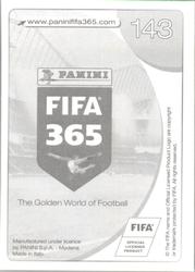 2017 Panini FIFA 365 Stickers #143 Nabil Fekir Back