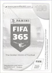 2017 Panini FIFA 365 Stickers #188 Ivan Santini Back