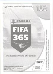 2017 Panini FIFA 365 Stickers #189 Renaud Emond Back