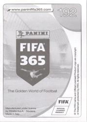 2017 Panini FIFA 365 Stickers #192 Mitchell Dijks Back