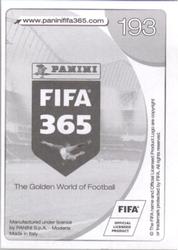 2017 Panini FIFA 365 Stickers #193 Jairo Riedewald Back