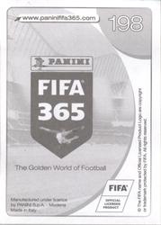 2017 Panini FIFA 365 Stickers #198 Lasse Schone Back