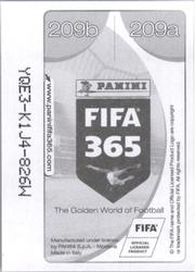 2017 Panini FIFA 365 Stickers #209a / 209b Adrien Rabiot / Julian Weigl Back