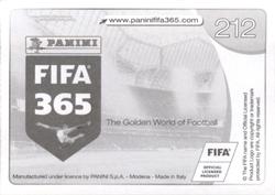 2017 Panini FIFA 365 Stickers #212 Nigeria (Winner) Back